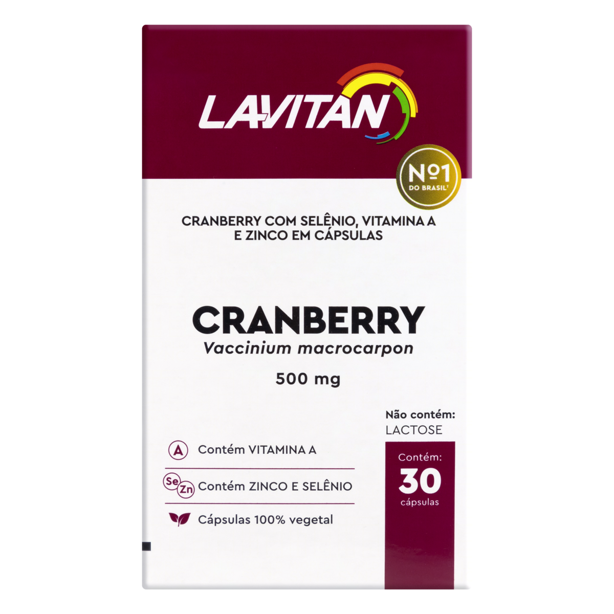 LAVITAN CRANBERRY COM 30 CÁPSULAS | Drogão Super